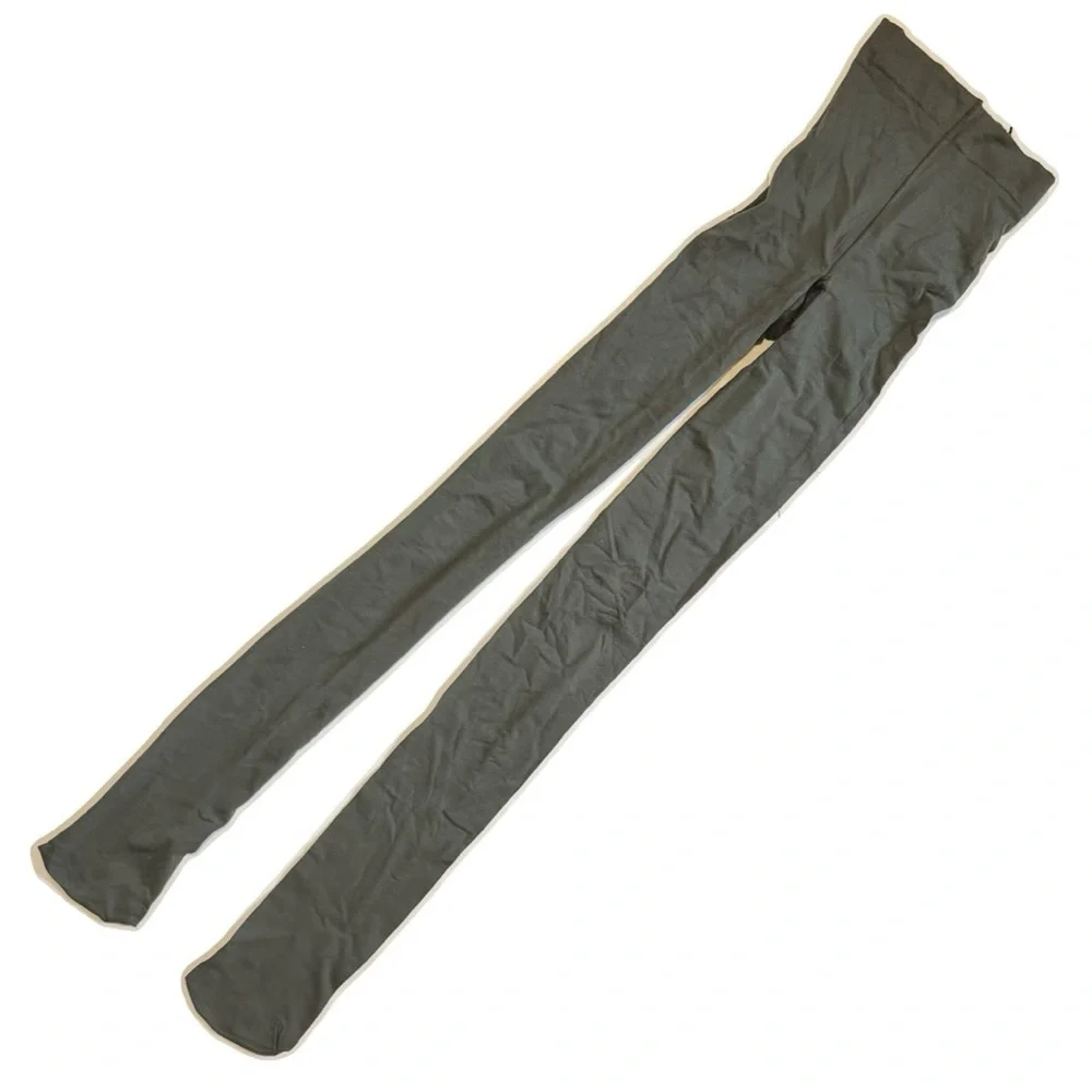 Hue Green Tights 3 for 15 SALE CLEARANCE Opaque Herb Green Size 1 Small